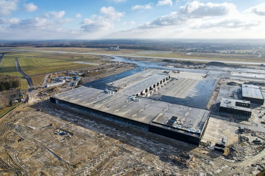 Terminal lotniska w Radomiu.