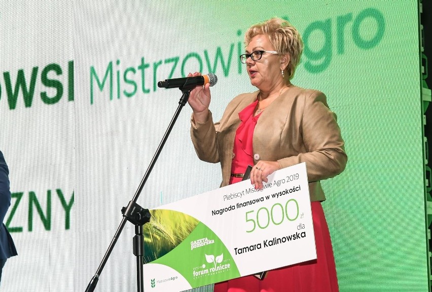 Tamara Kalinowska - Sołtys Roku Kujaw i Pomorza 2019