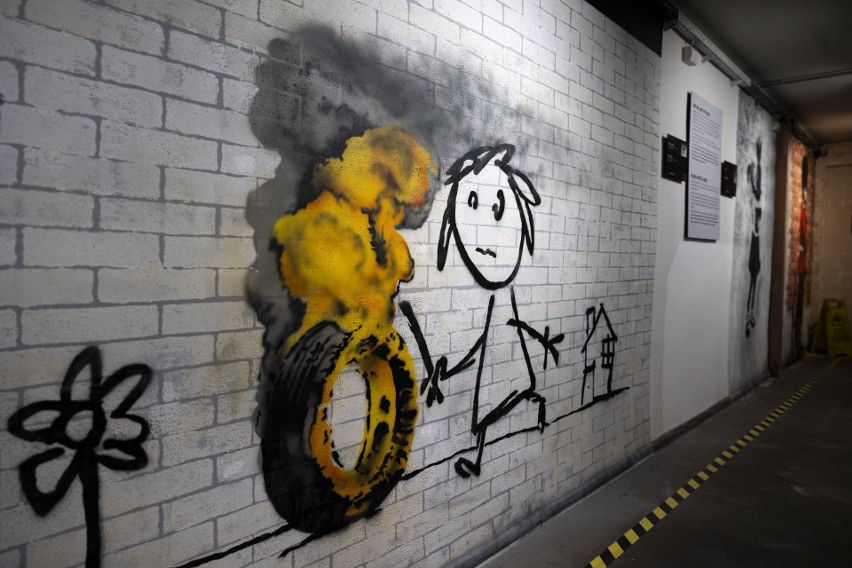 Tak wygląda muzeum z pracami Banksy'ego w Krakowie