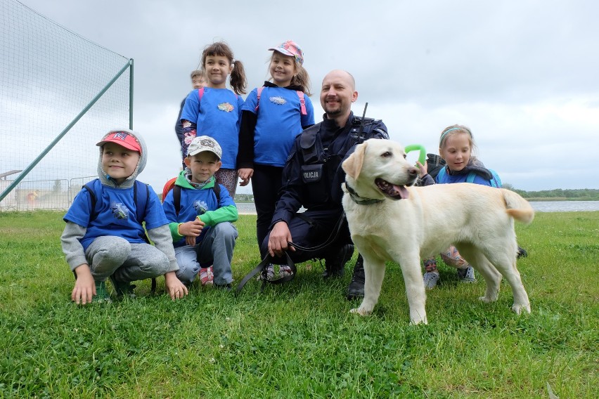 Piknik policyjny na Dzień Dziecka nad zalewem Dojlidy