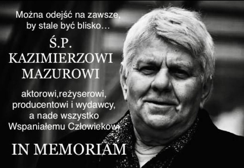 Kazimierz Mazur nie żyje. Aktor odszedł po długiej walce z...