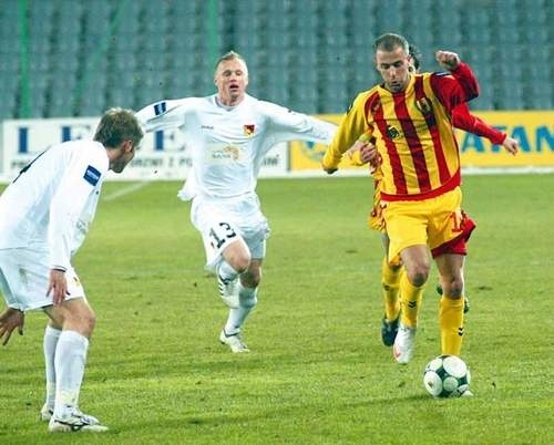 Korona Kielce - Jagiellonia Białystok w marcu tego roku.