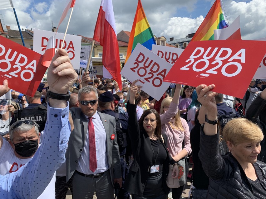 Andrzej Duda na wiecu w Olkuszu