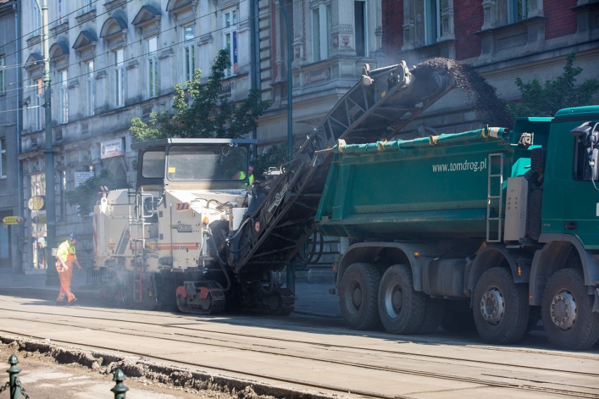 Na Basztowej idzie wolno, wkrótce większy koszmar kierowców