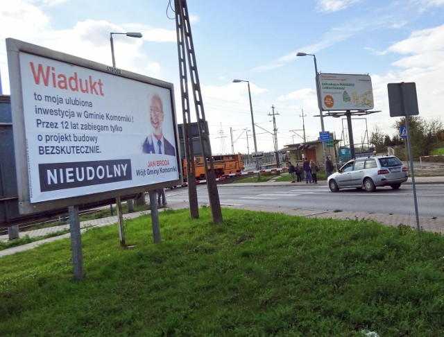 Billboard przy Grunwaldzkiej: Sąd oddalił pozew wójta gminy Komorniki