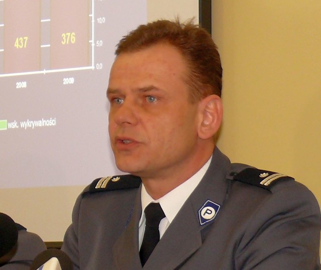 Grzegorz Śmiech &#8211; komendant policji w Stalowej Woli.