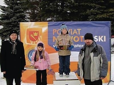 Najmłodsi z dumą stawali na podium Fot. Archiwum organizatorów