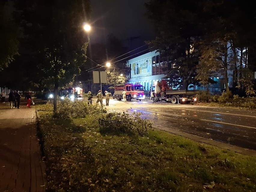 Silny wiatr w Lublinie i regionie. Strażacy interweniowali 412 razy