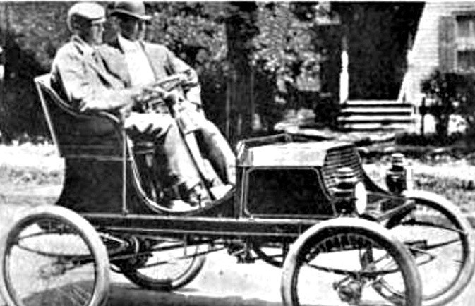 Pierwszy samochód marki Franklin, z 1902 roku... Fot:...