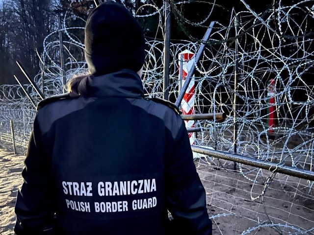 Straż graniczna na granicy polsko-białoruskiej