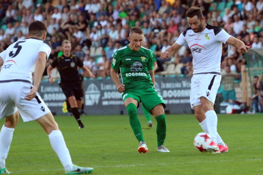 Górnik Łęczna - GKS Bełchatów 1:1. Mecz niepokonanych na remis (ZDJĘCIA)