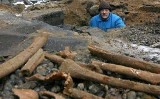 Ludzkie kości znalezione podczas budowy sieci kanalizacyjnej w Słupsku