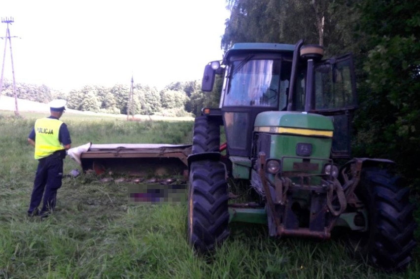 W sobotę 7 lipca podczas prac polowych w gminie Drzycim...