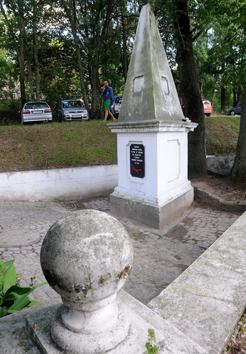 Pomnik szwedzki stanął w Lublinie w połowie XVII wieku. Na...