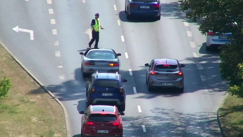 Policjanci bydgoskiej drogówki obserwowali zachowanie...