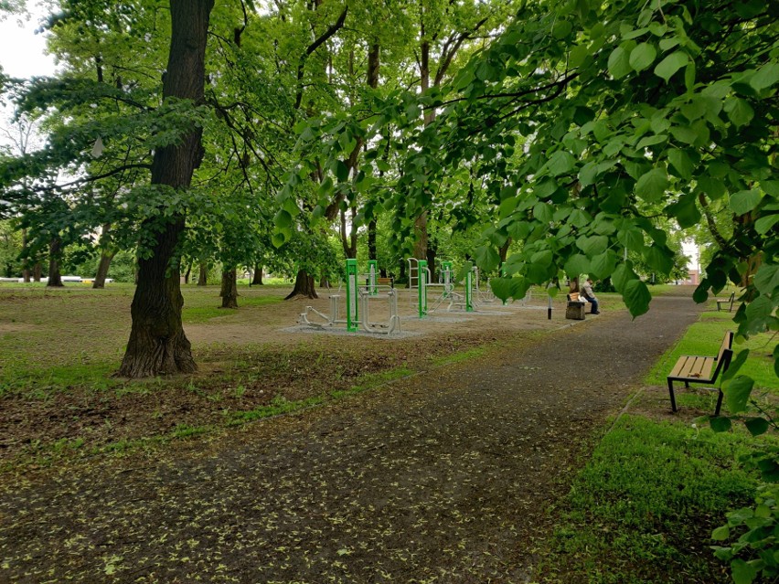 Siłownie pod chmurką przyciągają mnóstwo osób w różnym...