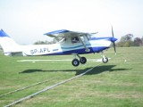Sezon letni w Aeroklubie Radomskim kończy się zawodami na celność lądowania (zdjęcia)
