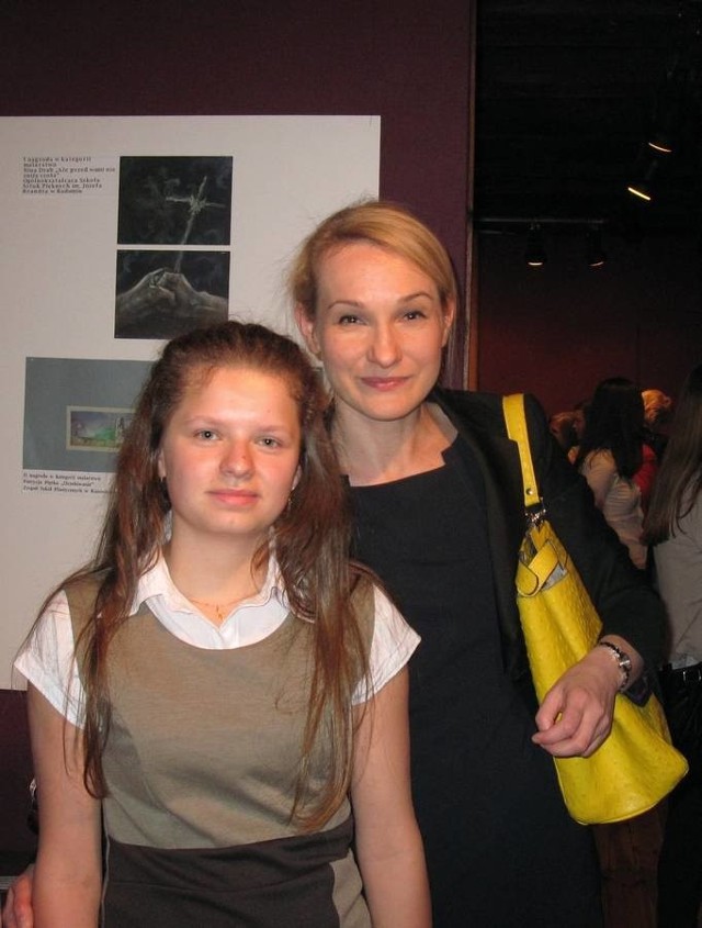Laureatka I miejsca, Nina Drab i jej nauczycielka, Edyta Jaworska- Kowalska