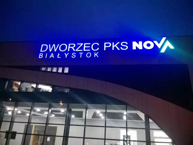 Dworzec PKS Nova w Białymstoku, a zarazem siedziba główna spółki