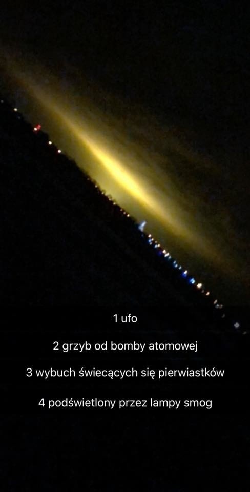 Ufo, bomba a może smog?
