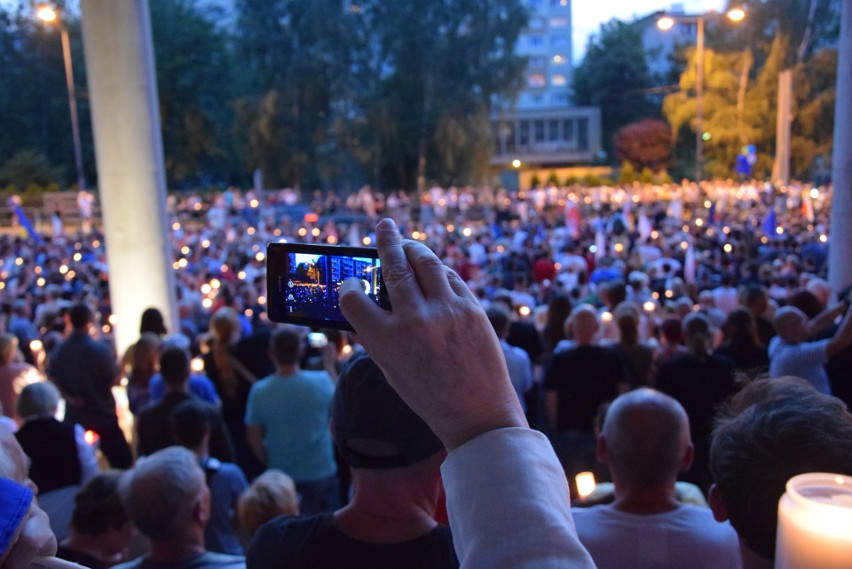 Czwartkowy protest przed Sądem Okręgowym w Katowicach