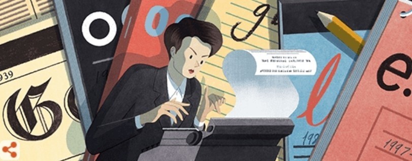 Clare Hollinworth wspominana przez Google Doodle