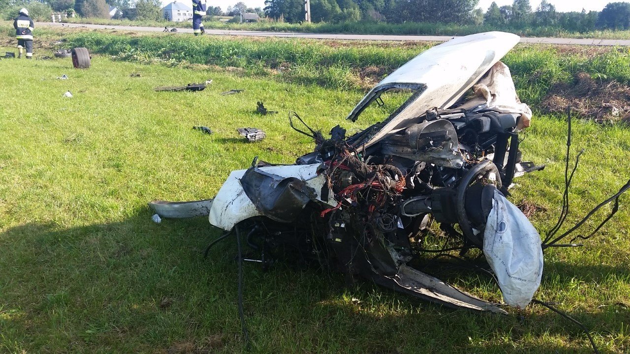 Jasionówka Czarnystok. Tragiczny wypadek porsche. 17