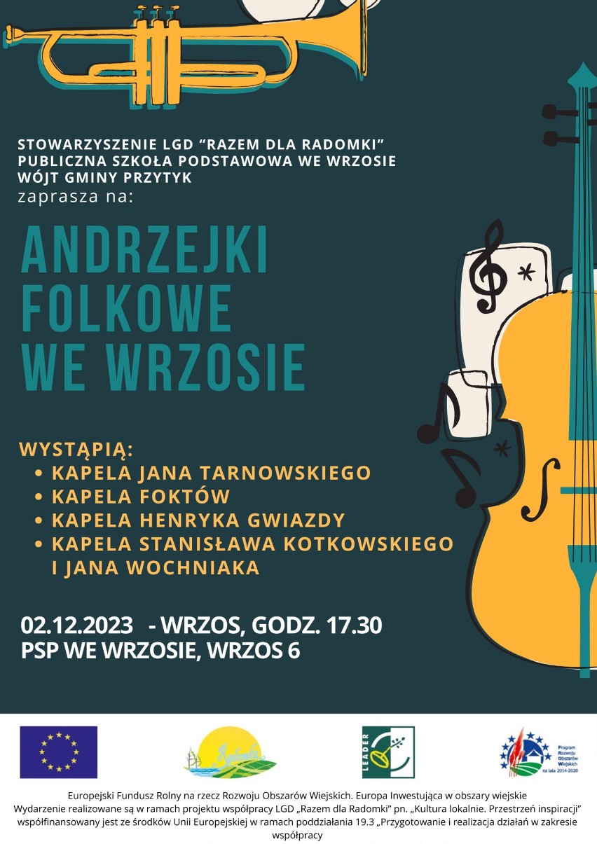We Wrzosie niedaleko Przytyka w sobotę, 2 grudnia odbędą się Andrzejki Folkowe, będzie dużo atrakcji