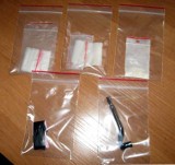 Policja znalazła przy mężczyznach torebki z amfetaminą