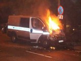 Wypadek radiowozu z taksówką: Policjant nie jechał na sygnale?