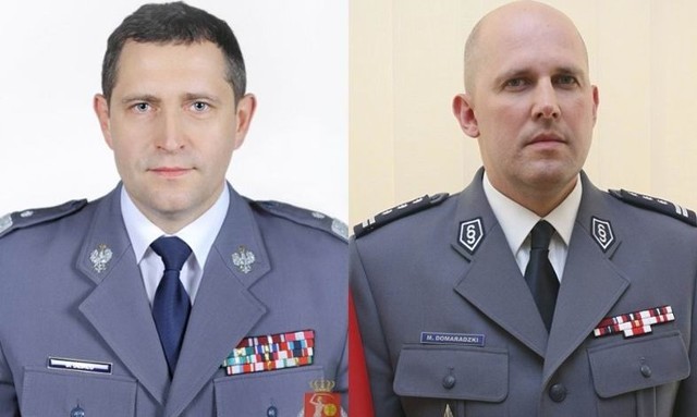 Nadinsp. Dariusz Działo (z lewej) i insp. Michał Domaradzki