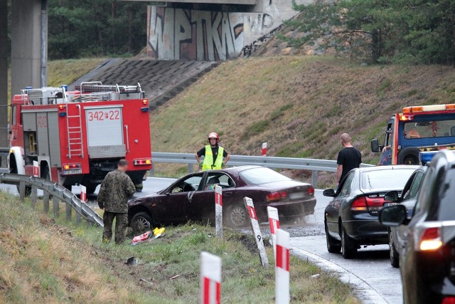 Na wjeździe na S3 z Trasy Północnej doszło do dwóch zdarzeń drogowych.