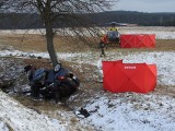 Pieszczaniki: Wypadek śmiertelny. Opel dachował na DK 65, dwie osoby nie żyją (zdjęcia, wideo)