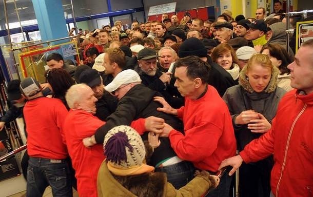 To wczoraj działo się podczas wyprzedazyw  Domarze