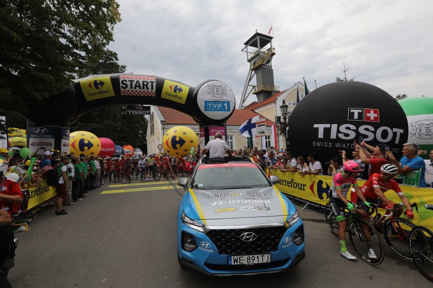 Tour de Pologne 2018 Wieliczka. Kolarze ruszyli na 5. etap Tour de Pologne. Wygrał Michał Kwiatkowski [ZDJĘCIA]