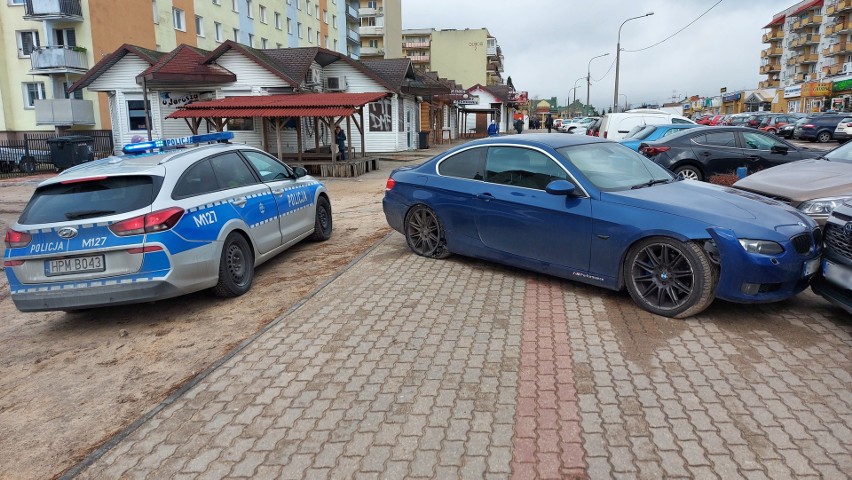 Policyjny pościg za kierowcą BMW. Uciekał po chodnikach i...