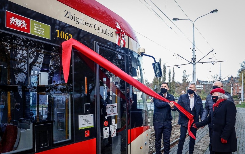 Zbigniew Cybulski został patronem tramwaju w Gdańsku