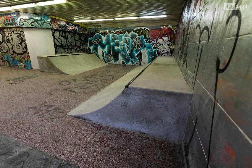 Szczecin. Skatepark w przejściu podziemnym [ZDJĘCIA]