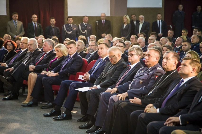 Andrzej Duda na inauguracji roku akademickiego w "Szkole Orląt" w Dęblinie