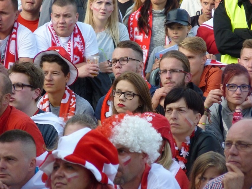 Euro 2016. Strefa kibica w Koszalinie. Mecz Polska - Ukraina