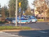 Poranny pościg i kolizja z radiowozem w Szczecinie. Kierowca nie zatrzymał się do kontroli - 11.10.2020