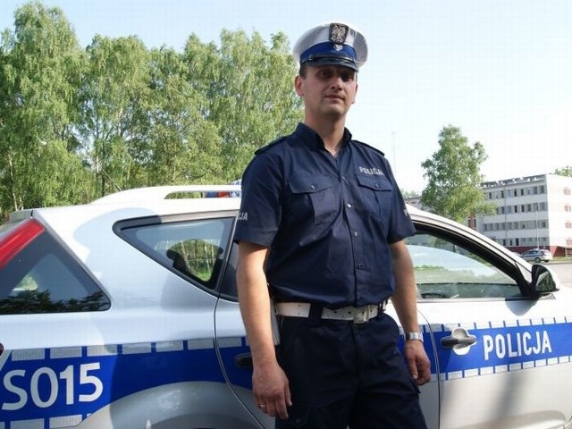 Rafał Góral zajął trzecie miejsce w wojewódzkich eliminacjach konkursu "Policjant Ruchu Drogowego 2011".