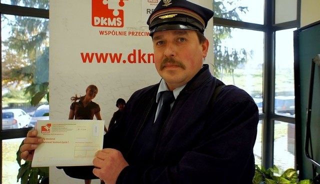 Sławomir Andruszewski z Gądkowa od zawsze chciał oddać szpik i pomóc osobie chorej na białaczkę.