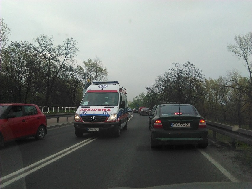 Oświęcim stanął w korku. Rozpoczął się remont drogi krajowej 44