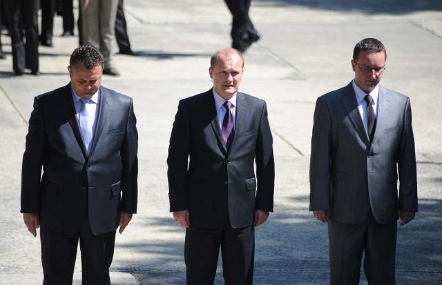 Z posadą zastępcy prezydenta pożegnał się Bogdan Jaroszewicz. (na zdjęciu: pierwszy z prawej)