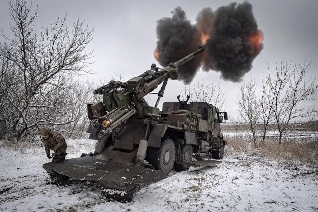 Ukraińska artyleria z coraz większym trudnem hamuje natarcie rosyjskie na Wuhłedar