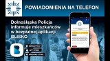 Policja będzie wysyłać Dolnoślązakom informacje na smartfony