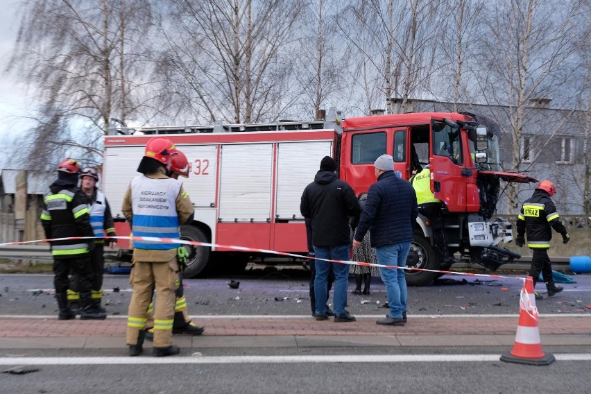Wóz OSP z Czernikowa został kompletnie zniszczony podczas...