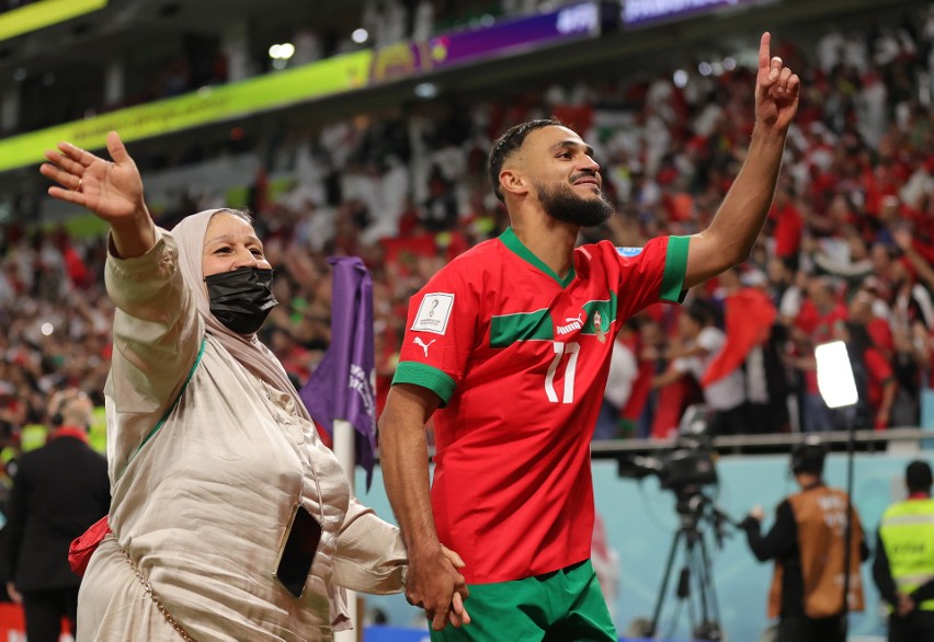 Wdzięczność! Marokańscy piłkarze świętowali awans do...
