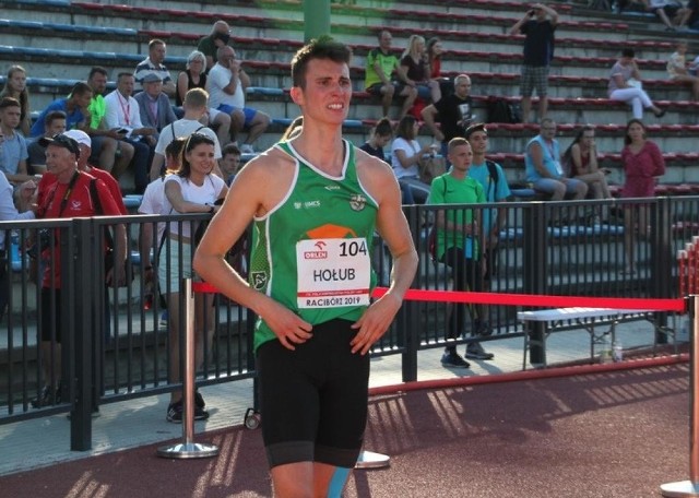 Krzysztof Hołub (AZS UMCS Lublin) nie miał sobie równych na dystansie 400 m przez płotki podczas mistrzostw Polski juniorów U-20 w Raciborzu